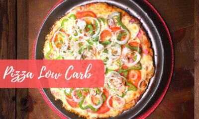 Pizza Low Carb: A melhor massa de pizza do mundo!